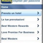 Best Western lancia mobile.bestwestern.it