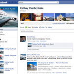 Cathay Pacific vola su Facebook
