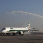 Alitalia decolla da Milano Linate su London City